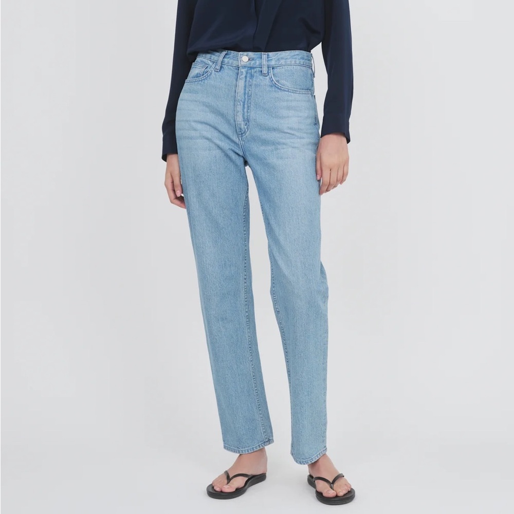 Partow Mika Jeans high waisted tapered leg indigo wash‎